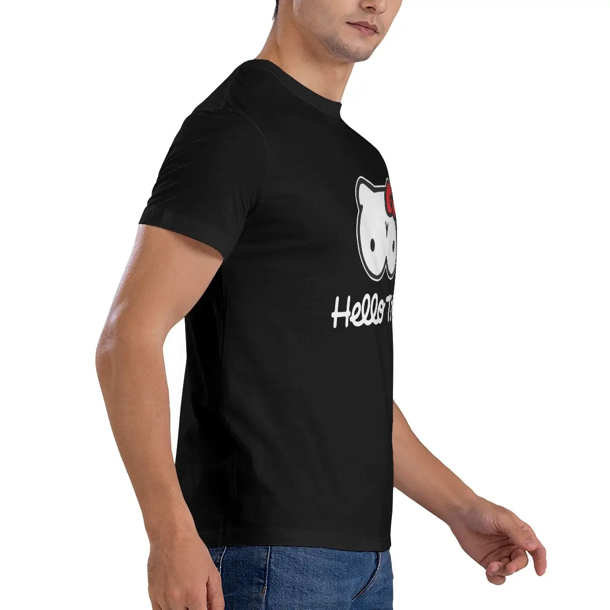 Rare Hello Titty T-shirt Trend Natural Hot Deals Tee Shirt