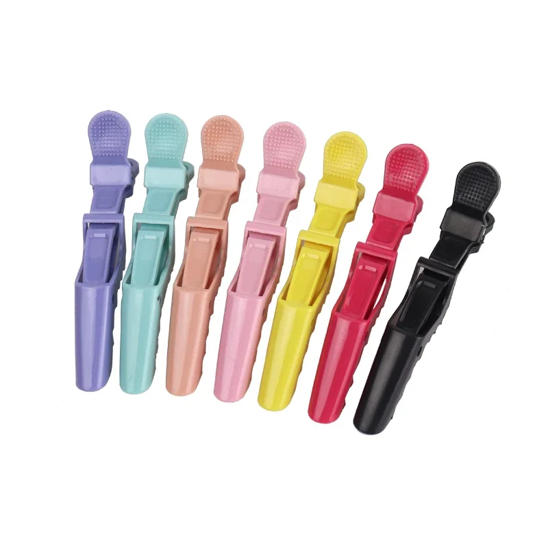 6pcs Salon Tools Hairdressing Crocodile Clip, Hair Clip, Perm Hair Dyeing Plastic Clip For Hair Accessories view 2