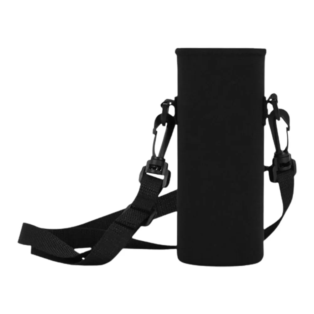 

750 ML Water Bottle Holder Portable Insulated Neoprene Bag Pouch Case Shoulder Strap Camping Hiking Accessory Kitchen