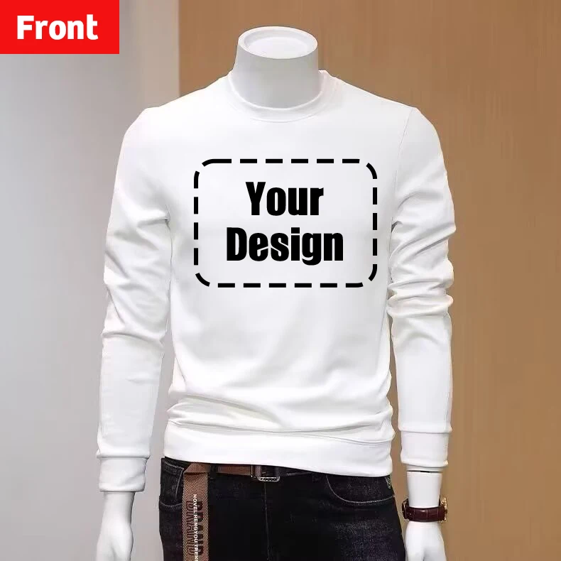 2025 New Unisex Hatless Sweatshirt Customize Design Your Logo Photo Anime Cartoon Graphic Print Men's Women's Custom Hoodies