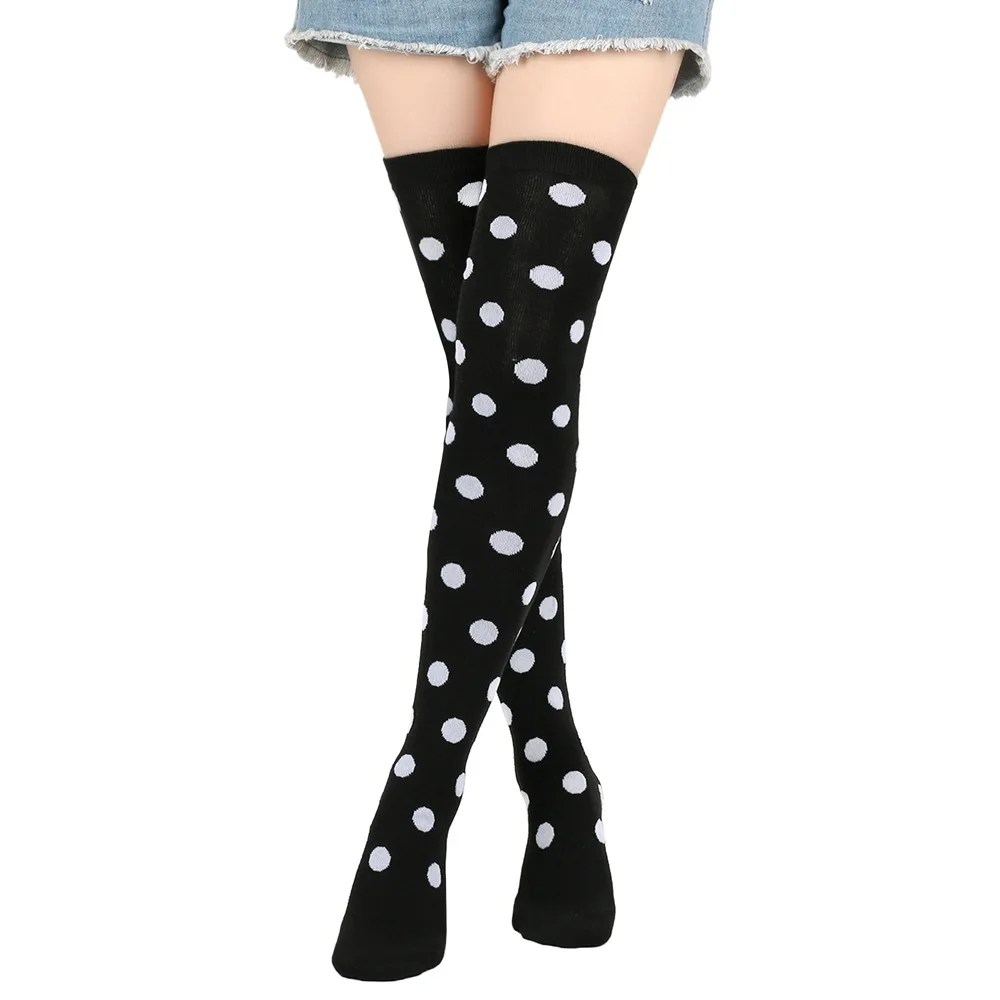 Sock Leisure Ankle Crew Fuzzy Decorative Props Performance Party Ladybug Red Black Polka Dot Stockings B2W129