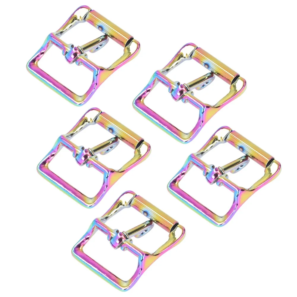5pcs Exquisite 25mm/1in Metal Belt Buckle Fine Workmanship Accessories Roller Buckles Zinc Alloy Buckle For DIY Clothing
