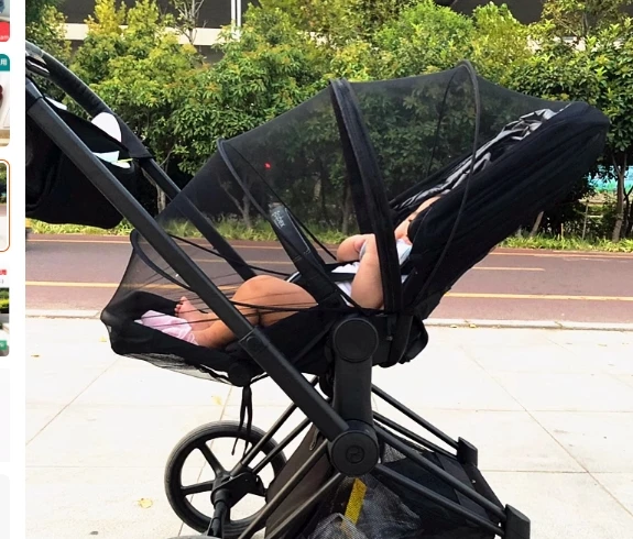 Cybex priam mios bee Eezy balios stroller high-end custom black mosquito net accessories