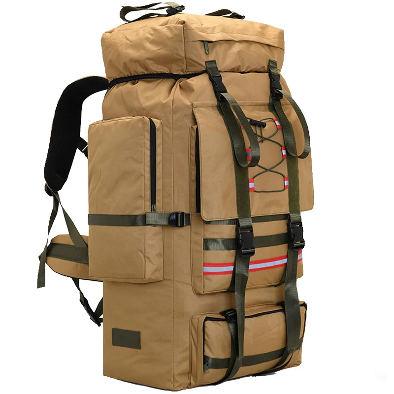 

130L Hiking Camping Backpack Large Luggage Travel Bag Men Trekking Outdoor Sports Pack Molle Trekking Rucksack For Men Big Bag