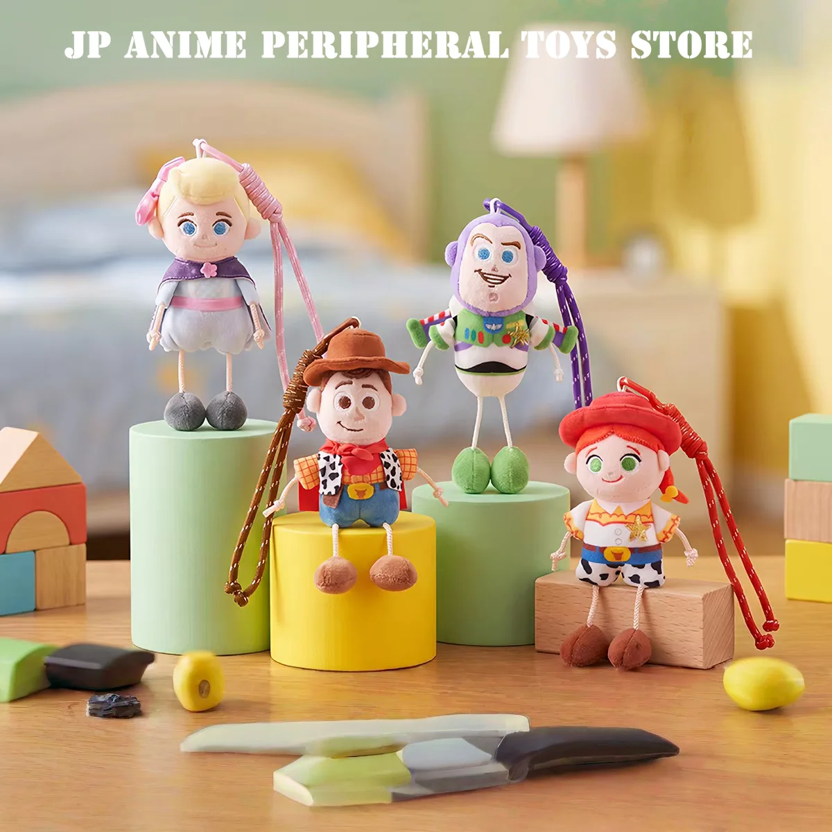 

2026 original Woody Plush Toy Cute Buzz Lightyear Forky Bo Peep Rex Plush stuffed doll Backpack decoration Fan Collection Gift