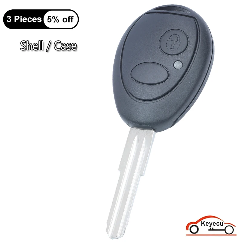 

KEYECU 2 Buttons Case for Land Rover Discovery 1999 2000 2001 2002 2003 2004 Auto Remote Control Key Shell Cover Fob N5FVALTX3