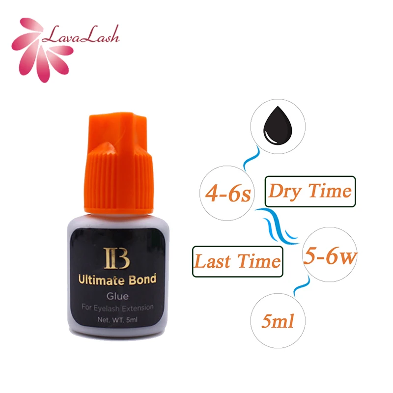 

5ml IB UItimate Bond Glue Original Korea Strong Adhesive Fast Drying Great Retention Eyelash Extension Glue