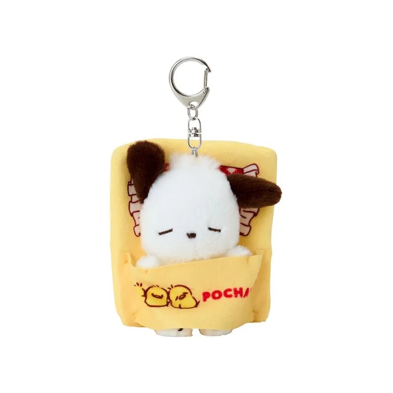 

Коллекция Sanrio Pochacco к Дню рождения: Милая плюшевая фигурка-подвеска для рюкзака, стильный праздничный подарок для одноклассников