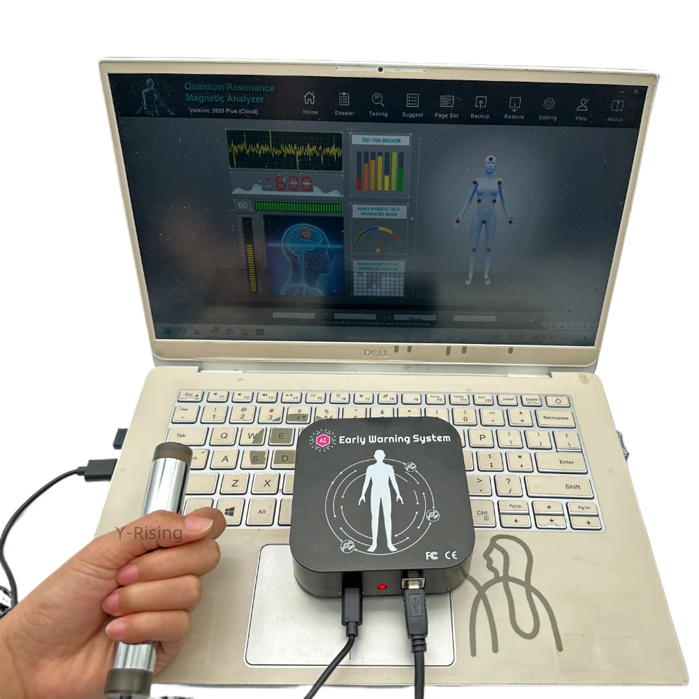 Multi-language Body Health Diagnosis Resonance Magnetic Analyzer for Home and Clinic Use