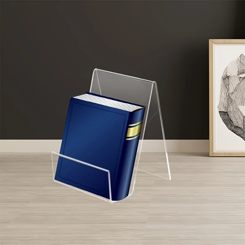 2pcs/12pcs Book Display Stands Adjustable Freestanding Book Holders for Desktop Organization Home Office Library Retail