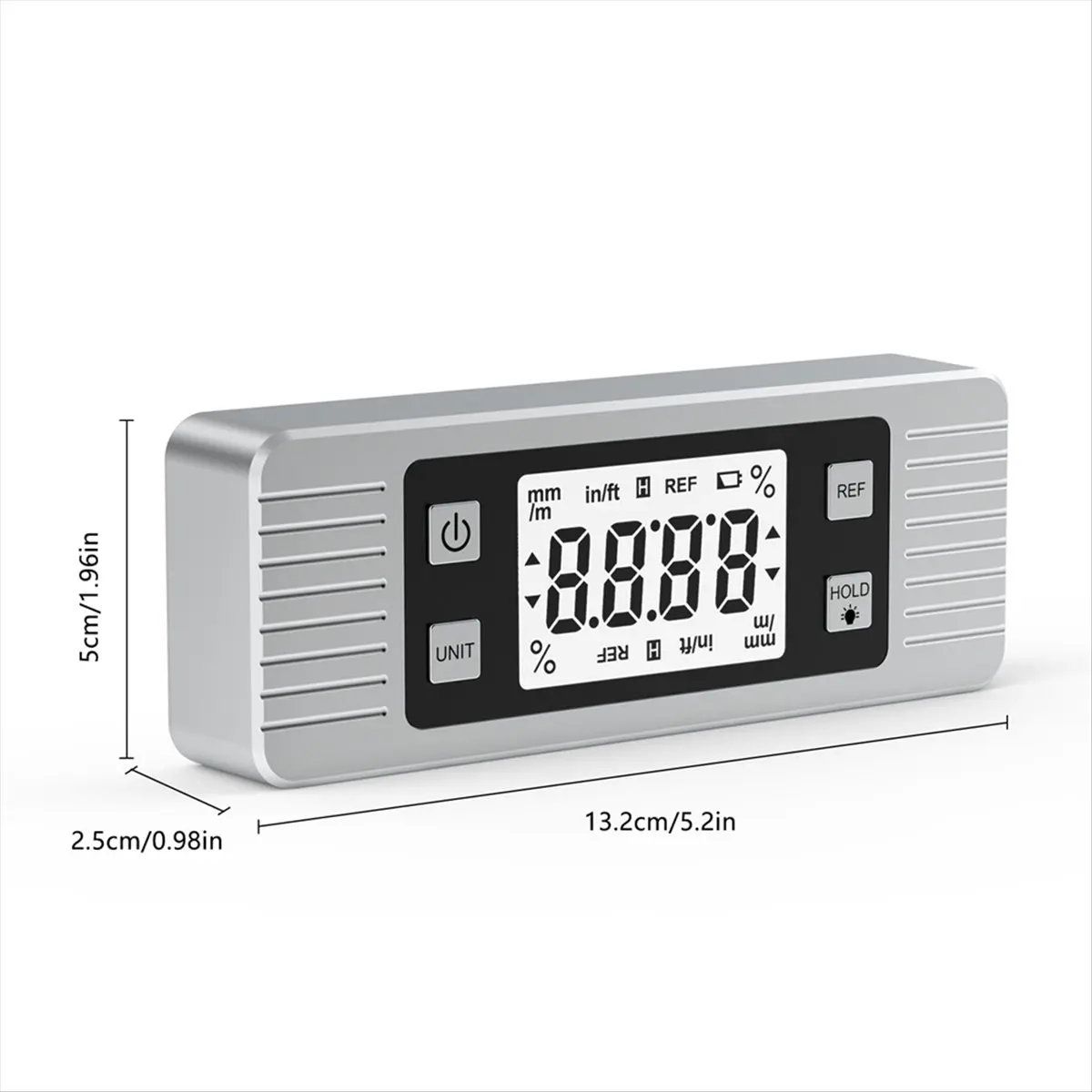 Doings Digital Protractor Inclinometer Level Angle Meter Measuring Angle Meter Magnet 90 Degree Ruler Digital Level Box