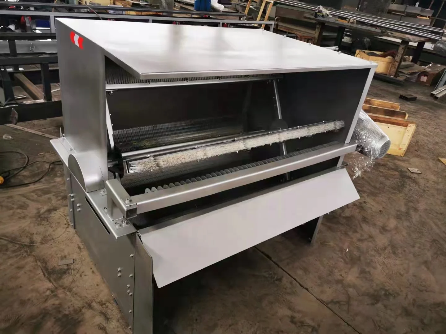 التشغيل في معالجة المياه في خط المواد الغذائية الصناعية PrContinue طبلة الفلتر الدوارة معدات فصل الصلبة السائلة المستمر