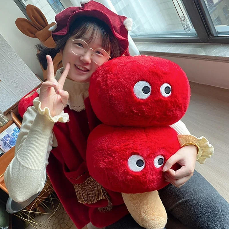 New Creative Cute Cartoon Sugared Gourd Plush Toys Soft Fluffy Chubby Chinese Dessert Toys Funny Toys For Children Home Decor