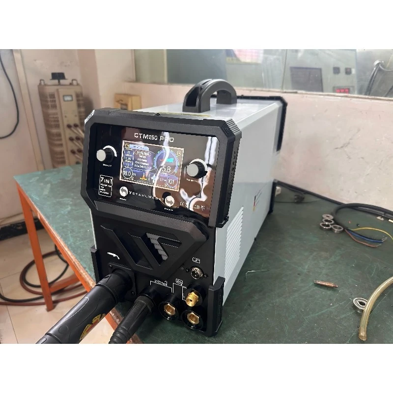 CTM250 professional inverter LCD screen semi-automatic MIG welding machine double pulse lift TIG MMA aluminum new product launch