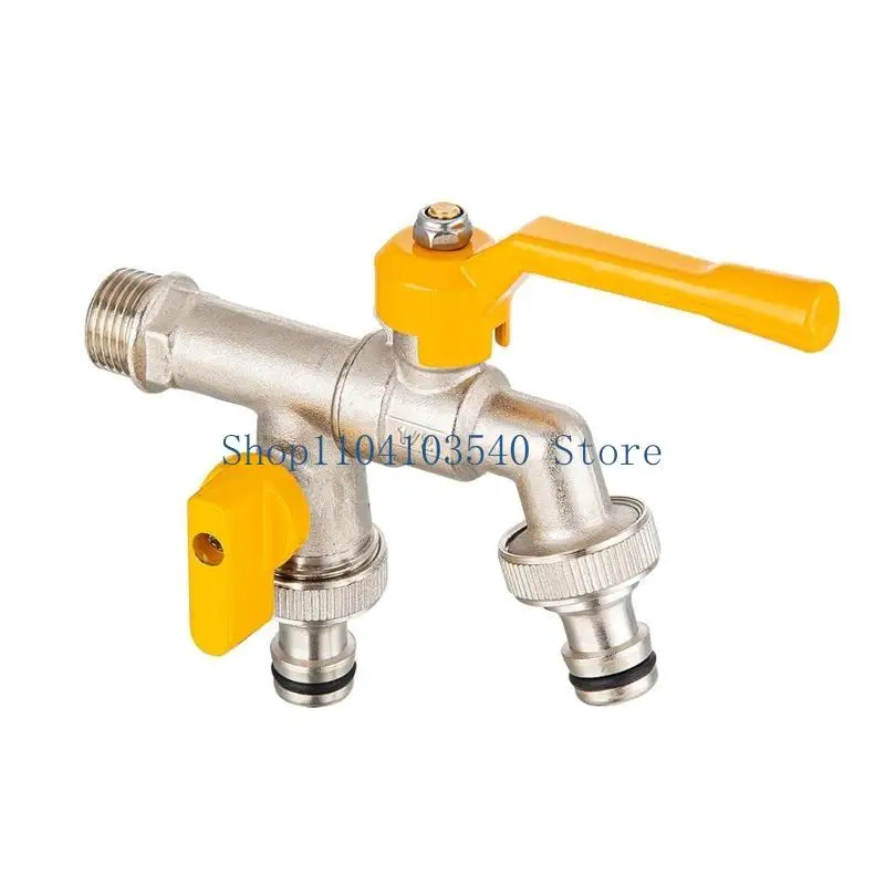 02DC غسالة الحنفية مزدوجة الغرض ممسحة مياه حوض السباحة للحمام حديقة في الهواء الطلق #1