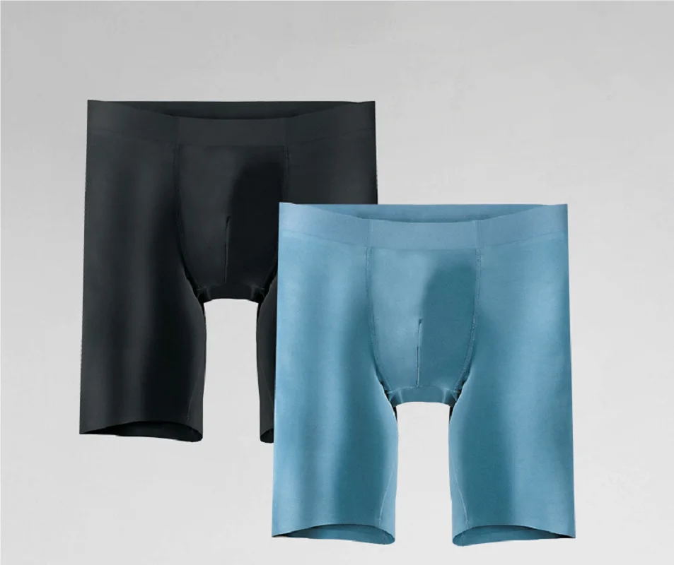 120-Modal-Herrenunterwäsche, spurloser Sport für Herren, verlängerte Anti-Verschleiß-Bein-Boxershorts, Jungen-Shorts in Übergröße, Kopf
