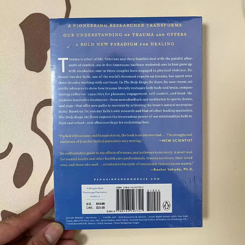 1 Book The Body Keeps The Scor By Bessel Van Der Kolk M.D Anxiety Disorders English Book Paperback