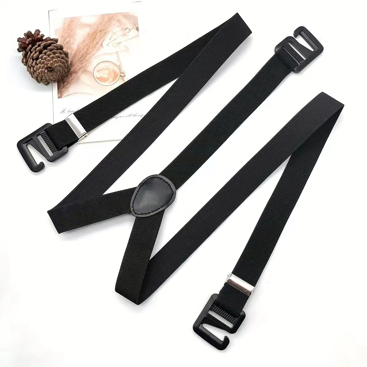 Adult Suspenders Man's Braces Hiking Straps Bretelles Hidden Suspenders Trousers ligas rave ski harness outdoor straps