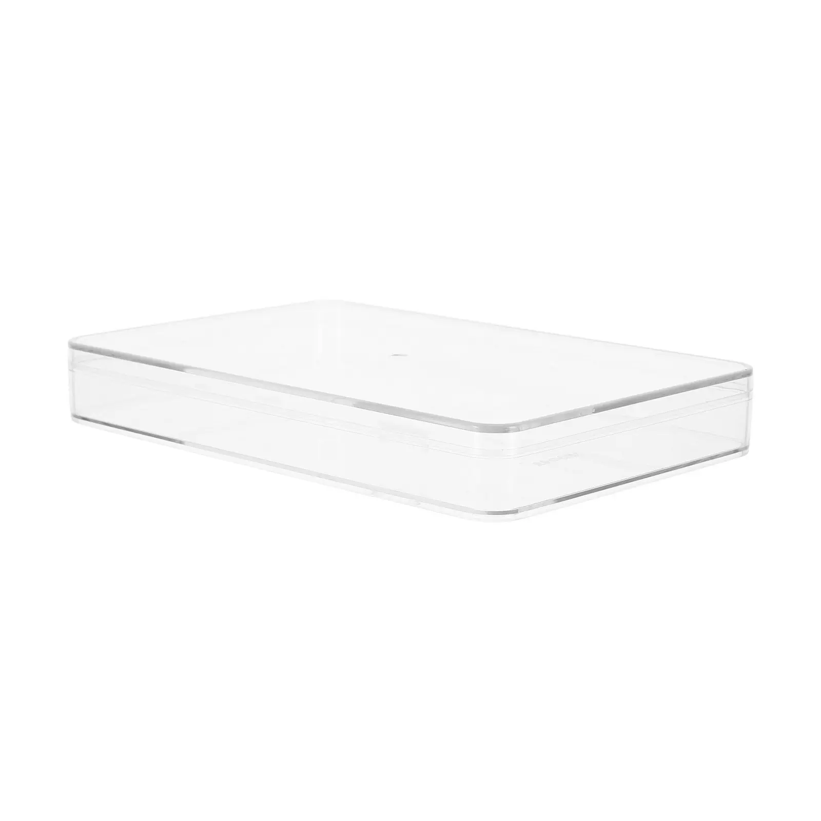 Caja Rectangular Transparente para Alimentos, Contenedor de Plástico Transparente para Galletas, Chocolate, Turrón, Barquillos, Sándwiches, Uso en Viajes, Hogar y Fiestas