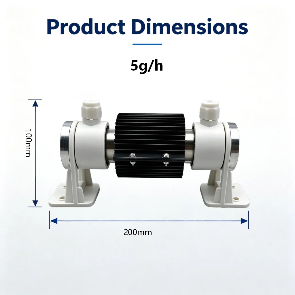 10G Air-Cooled Ceramic Tube Ozone Generator Ceramic Tube Ozone Generator Ceramic Tube for Water Sterilizer Purifier Disinfection
