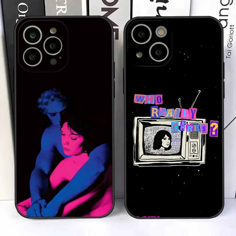 Hot Band T-TV Girl Phone Case For iPhone 15,14,13,12,11 Plus,Pro,Max,XR,XS,X,7,8 Plus,SE,Mini Silicone Soft