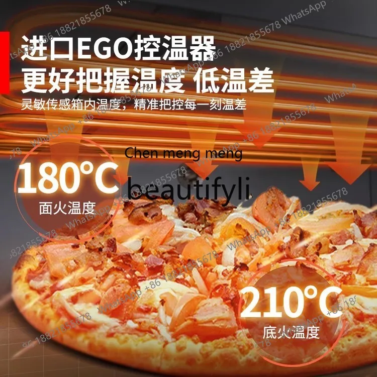 Z189 فرن بيتزا تجاري ذو سعة كبيرة وطبقة واحدة ومزدوجة، فرن خبز بدرجة حرارة ثابتة، فرن بيتزا لمطعم الفندق #5