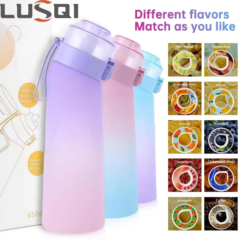 LUSQI 1PC Healthy Flavored Water Booster Water Bottle Flavor Ring Natural Fruit Flavored Beverage Additives No Calorie BPA Free