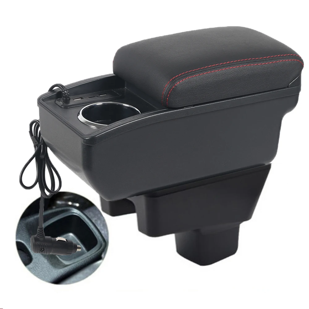 Car SX4 Armrest Box Elbow Support Central Content Store Case Console Storage