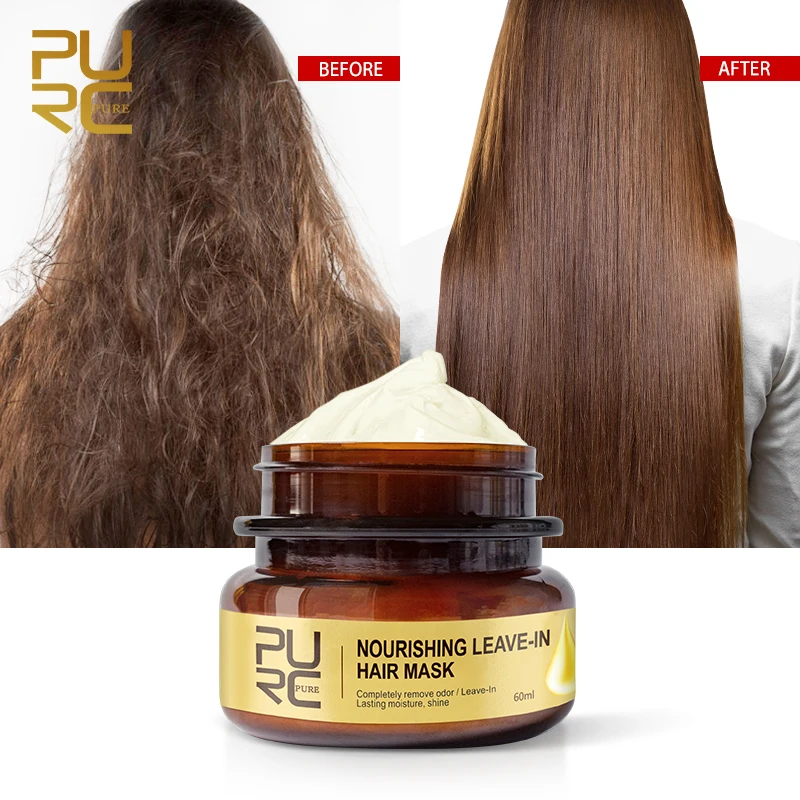 PURC Nourishing Leave-In Hair Mask Completely remove odor Lasting moisture shine Hair Treatment 11.11