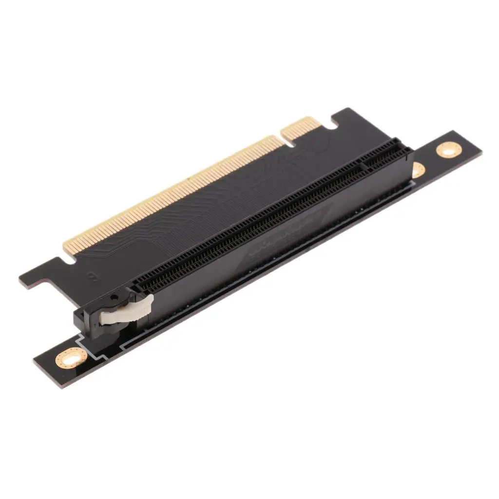 Riser Card PCI-E 16X Steering Card Graphics 90 Degree Angled