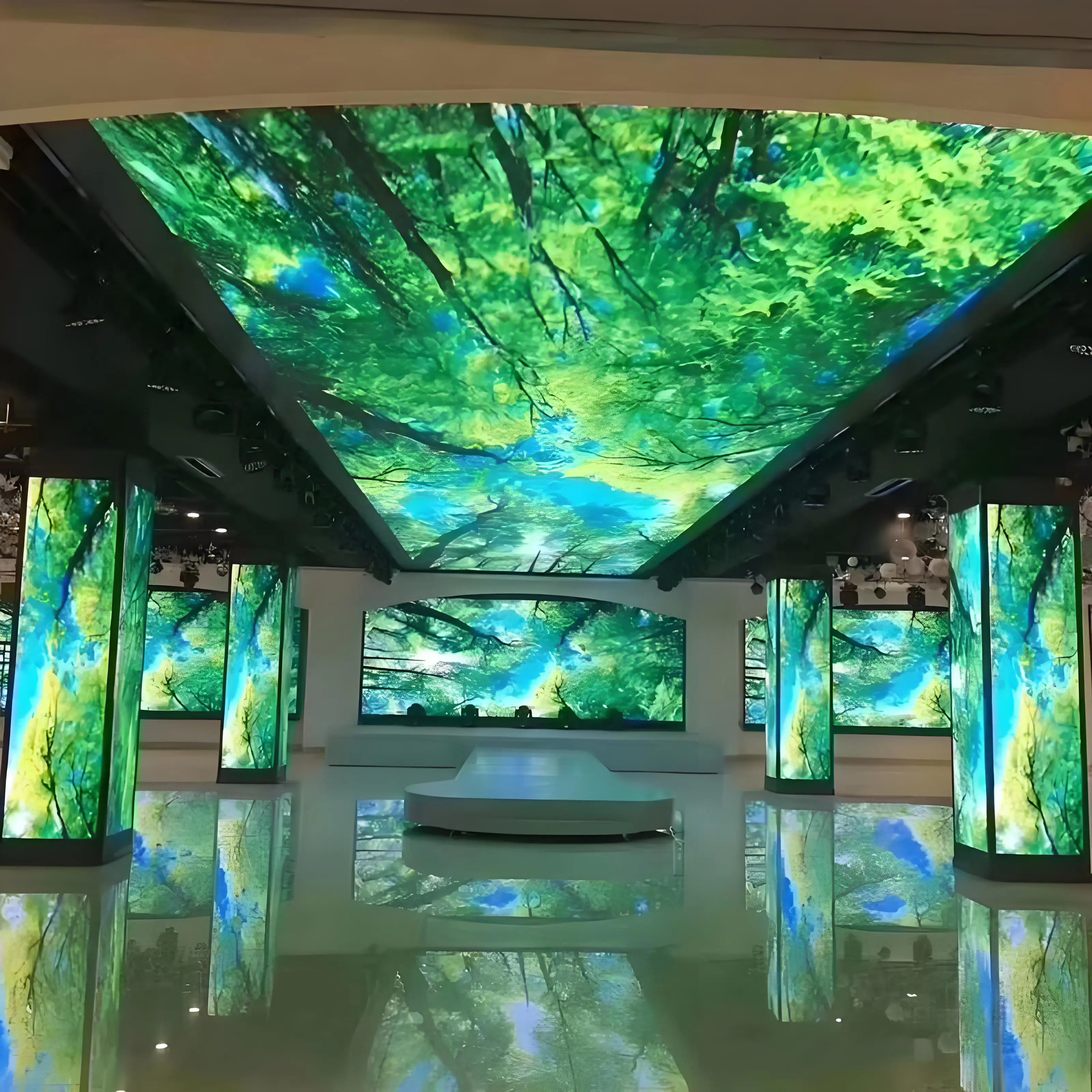 Flexible Round Curved Screen Light Emitting Diode Digital Video Window Display Stage Screen Concert Wall Light Emitting Diode