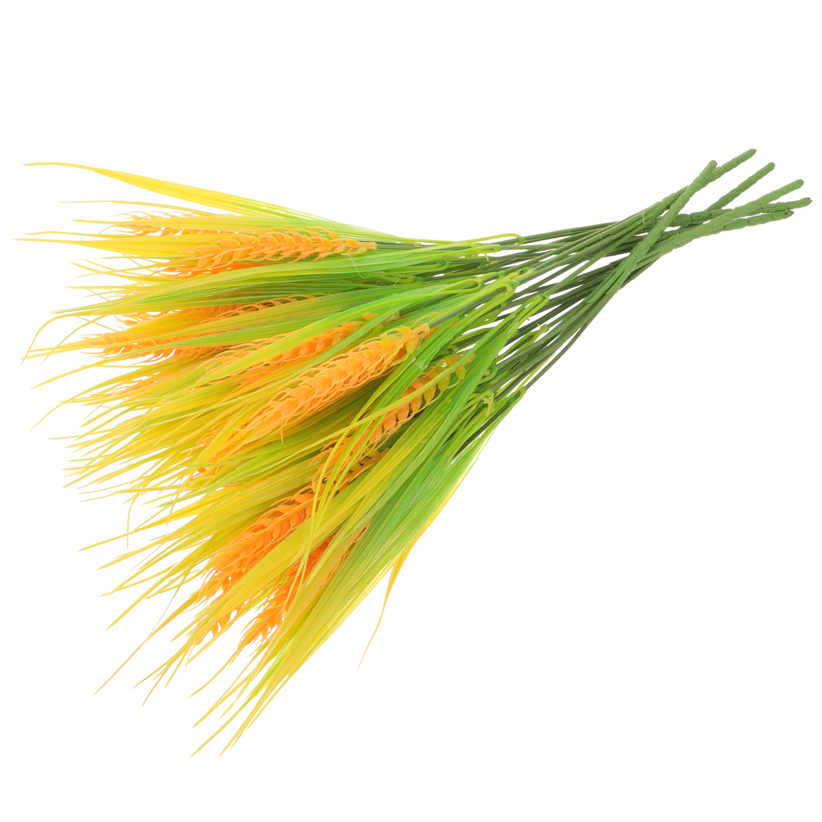 6 قطعة أذن القمح البلاستيكية الحرفية الاصطناعية ديكور طبيعي سيقان القمح للمنزل الجدول مكتب غرفة ديكور ترتيب الخريف #2