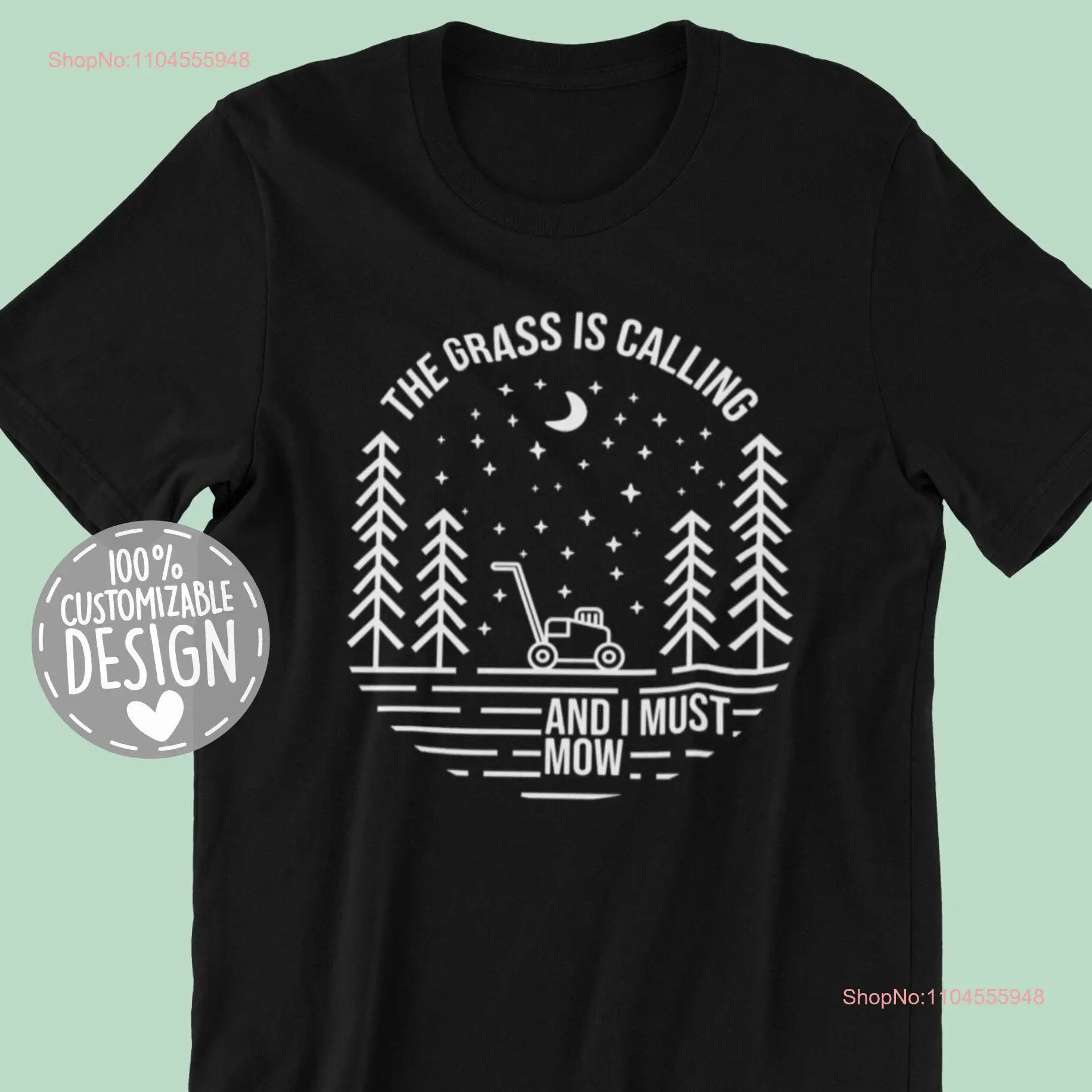 Lawn Mowing T Shirt… - image