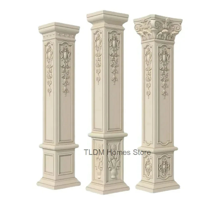 

Roman Column Mold for Home Garden Buildings Square Column Antique Various Patterns Mold Full Set of Square Villa Gate Pillars f