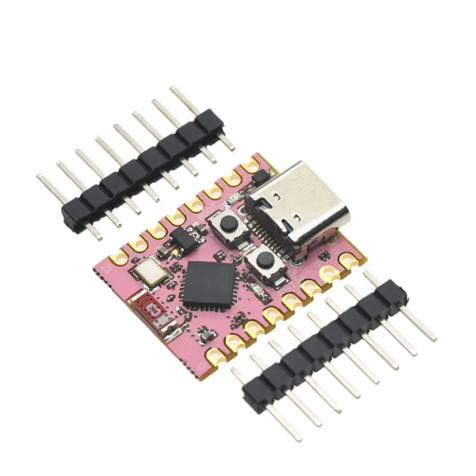 ESP32-C3 SuperMini WiFi BLE 5.0 Entwicklungsboard Typ-C RISC-V 3,3V IoT-Kernmodul mit Stiftleiste – Detail 1