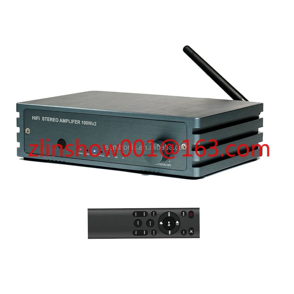 

BT V5.0 Stereo Audio Receiver Amplifier Board 2 Channel Mini Wireless High Power Digital AUX Amp Module for Passive Speaker