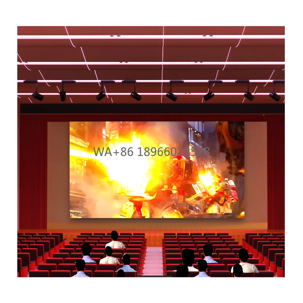 

MDS Большая кинотеатральная видеостена Портативный светодиодный экран Крытая подвижная сценическая панель для аренды P1.25 Рулонный светодиодный экран