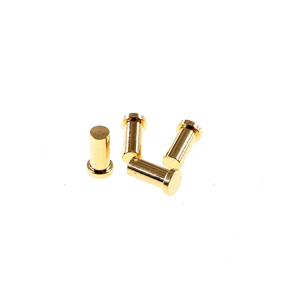 10Pcs Diameter 2.0 MM Pogo Pin Connector Female Seat 1 2 3 3.7 4.5 5.5 6 7.0 Height 3 AMP SMT Surface Mount PCB Straight Gold 1u