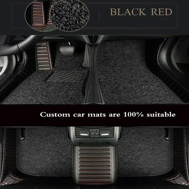 Luxury Double Deck Full Coverage Car Floor Mats for Lincoln MKC 2013-2019 MKS 2008-2019 MKT MKX 2015-2019 Car Accessories