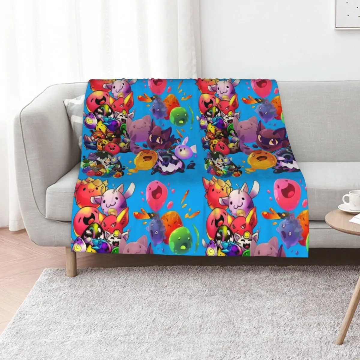 

slime rancherslime rancherslime rancherslime rancher Throw Blanket Decorative Throw Baby Hair Beach Blankets