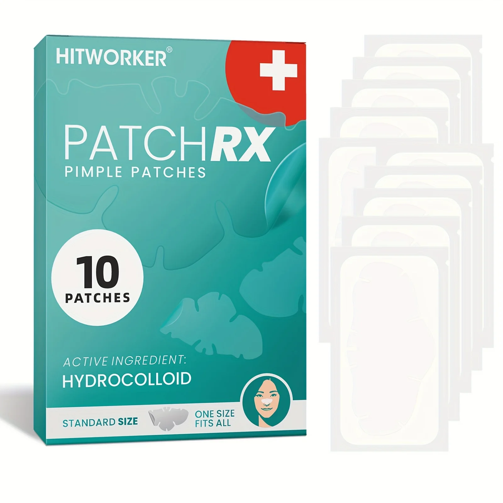10pcs Blackhead for deep cleansing and pore tightening, effectively removing whiteheads and blackheads for smooth, refined skin.