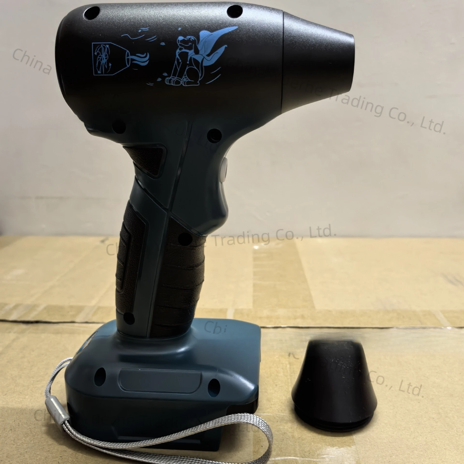 

18V mini brushless high-power lithium battery violent fan hair dryer wireless dust gun suitable for Makita Dewei, etc