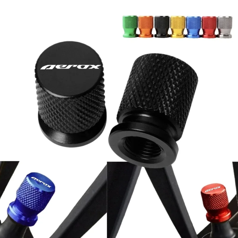 

Motorcycle CNC Aluminum Accessories Wheel Tire Valve Port Stem Cap Cover For YAMAHA AEROX 125 155 AEROX155 AEROX125 Universal