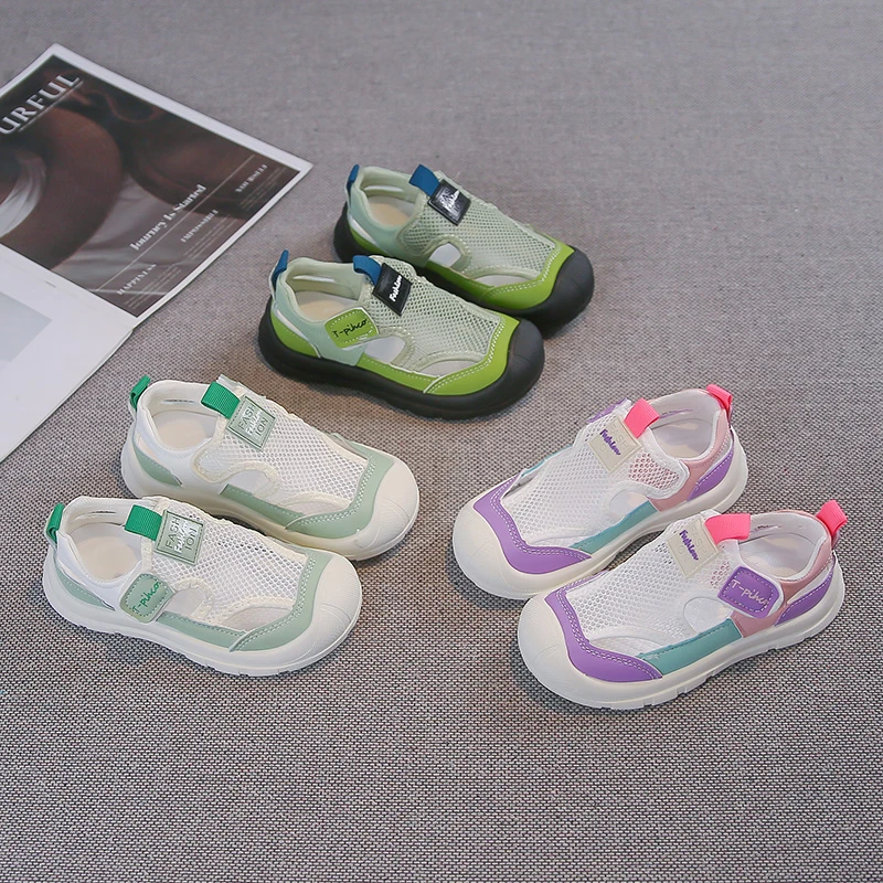 2026 new spring summer children's casual sandals, children's outdoor boys' and boys' non slip breathable casual shoes