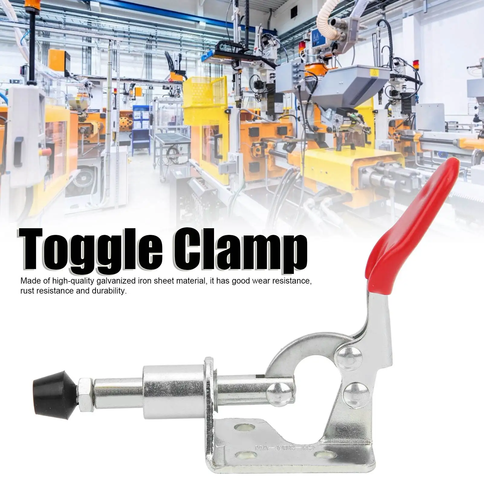 Toggle Clamp Fixed Lock Load 45kg Push‑Pull Quick Release Hand Tool GH‑301AM Quick Release Toggle Clamp