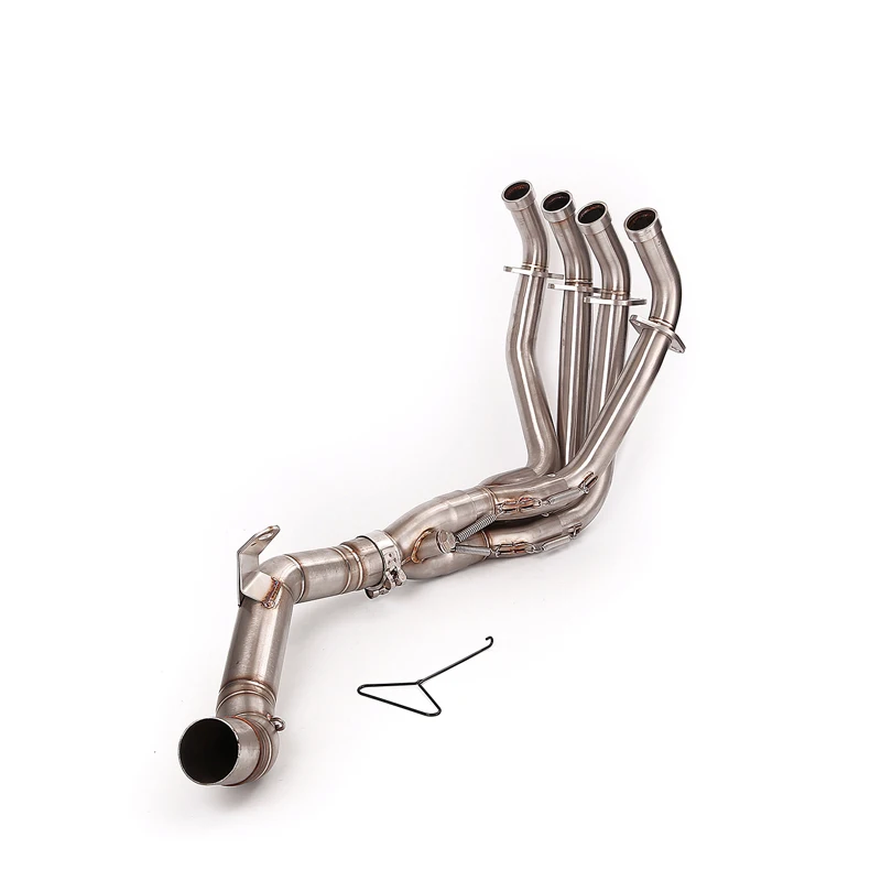 Slip On Motorcycle Exhaust Front  Connect Tube Head  Link Pipe Stainless Steel Exhaust System For Kawasaki Z900 Until 2021