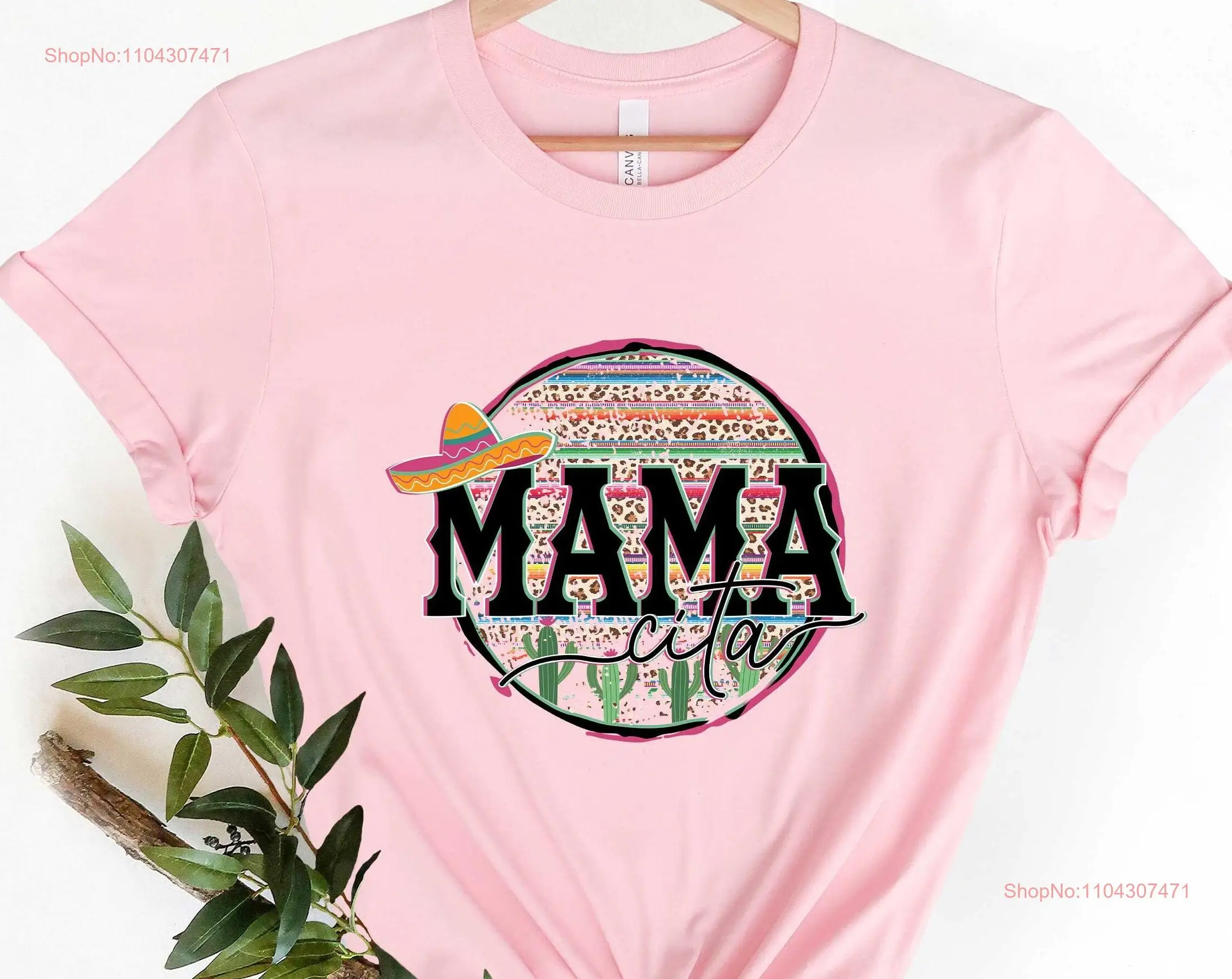 Mamacita T Shirt Hispanic Mom Pregnancy AnnouncemenT Fiesta Baby Shower Mama Serape Mother's Day for