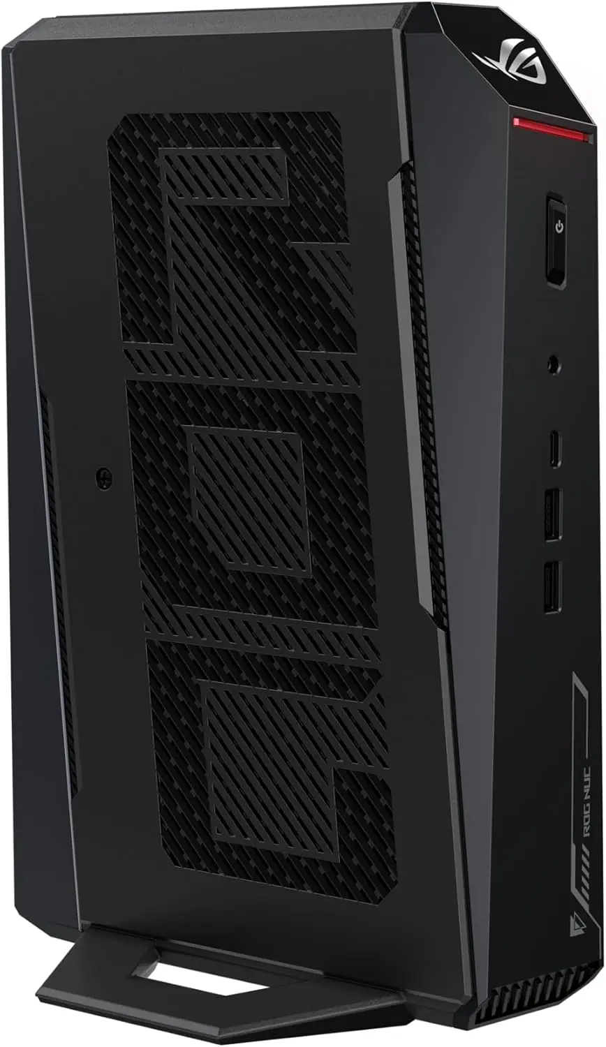 جديد! NASUS ROG NUC (2025) Intel Core Ultra 7 NVIDIA GeForce RTX 5060، 32 جيجابايت DDR5 RAM 1 تيرابايت تبريد ثلاثي المروحة |   4K جاهز |   واي فاي 7 |