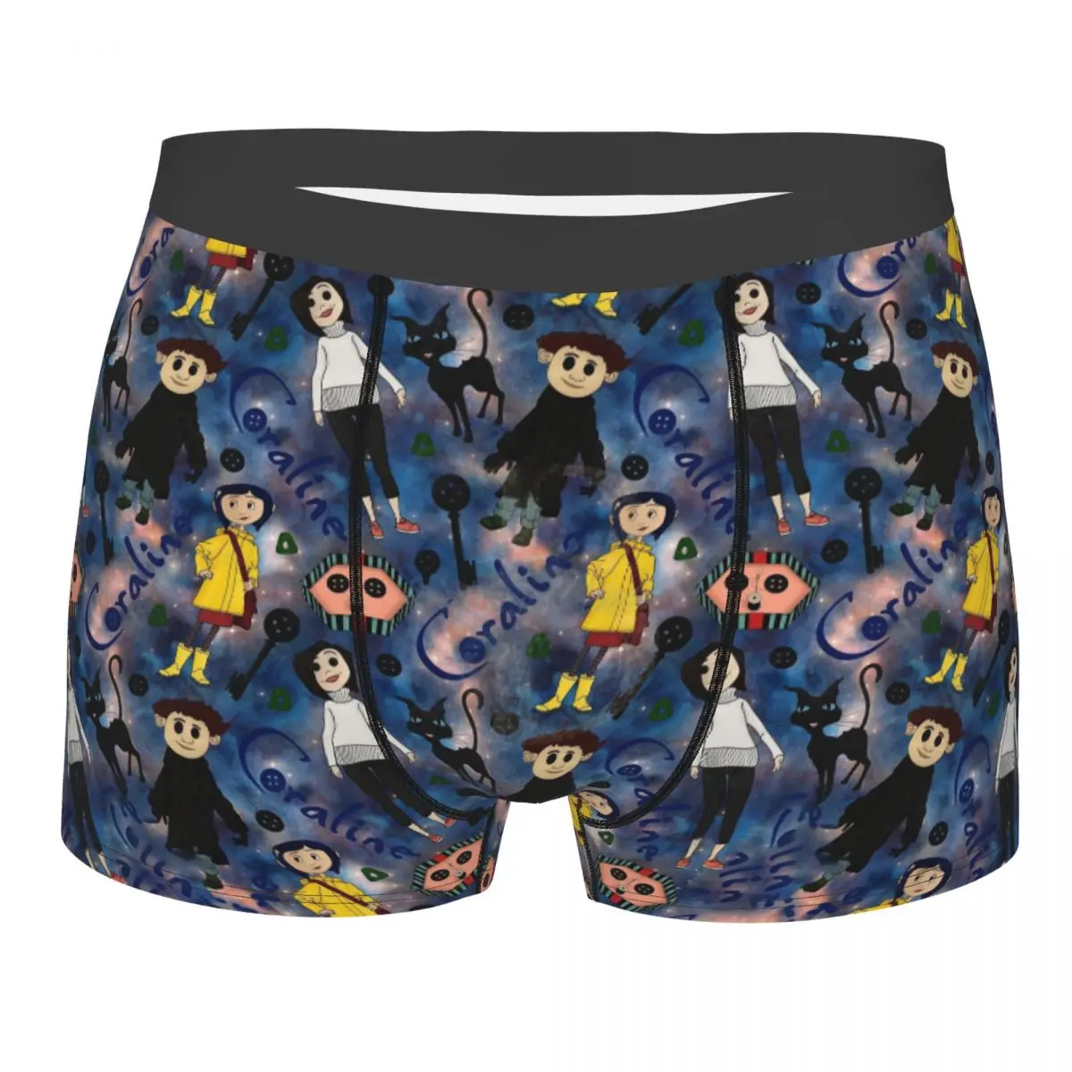 

Нижнее белье из фильма Coraline на заказ, мужские дышащие трусы-боксеры, шорты, мягкие трусы для мужчин