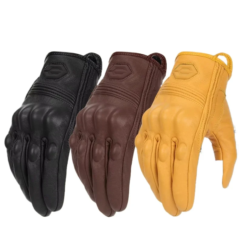 new-motorcycle-gloves-leather-with-hole-men-motorbike-riding-gloves-touch-screen-breathable-moto-motocross-anti-fall